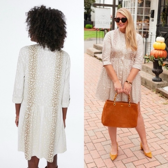 Tuckernuck Royal Shirt Dress Antelope - Picture 11 of 12